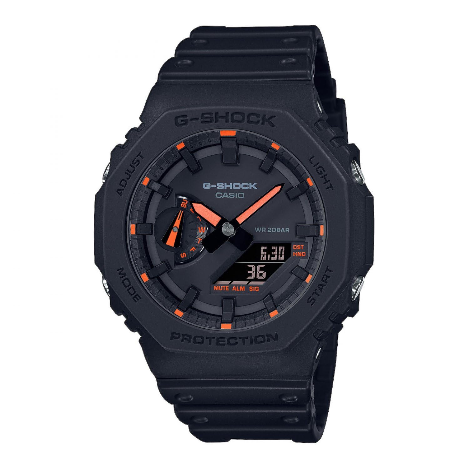 Wristwatch CASIO G-SHOCK GA-2100-1A4ER Silicone Black Sub 200mt
