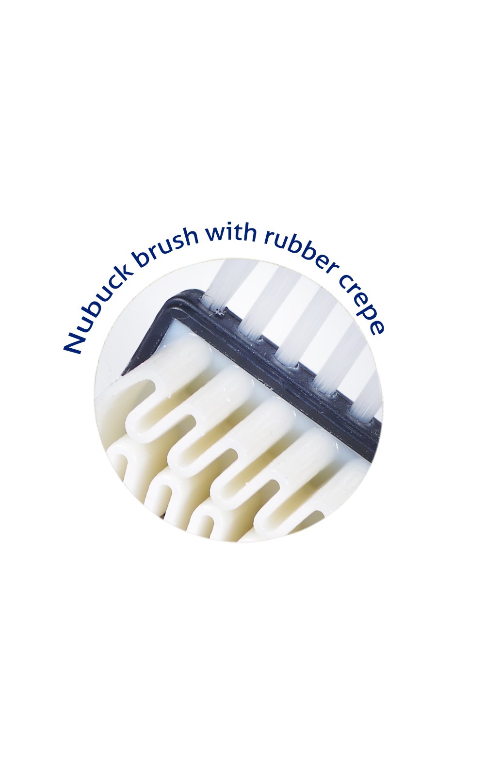 Kaps Brosse en Crepe pour Daim & Nubuck - Poils Doux Qui Nettoient Les Chaussures sans Les Abimer - pour Chaussures, Sacs & Revêtements Cuir de Toutes Les Couleurs
