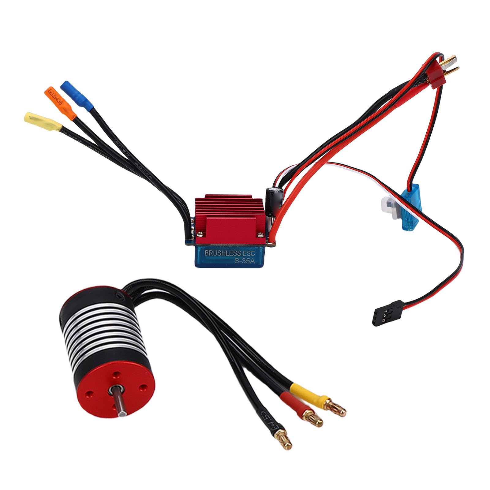 Diyeeni Kit ESC Motor Sin Escobillas 2838 35A Impermeable Controlador de