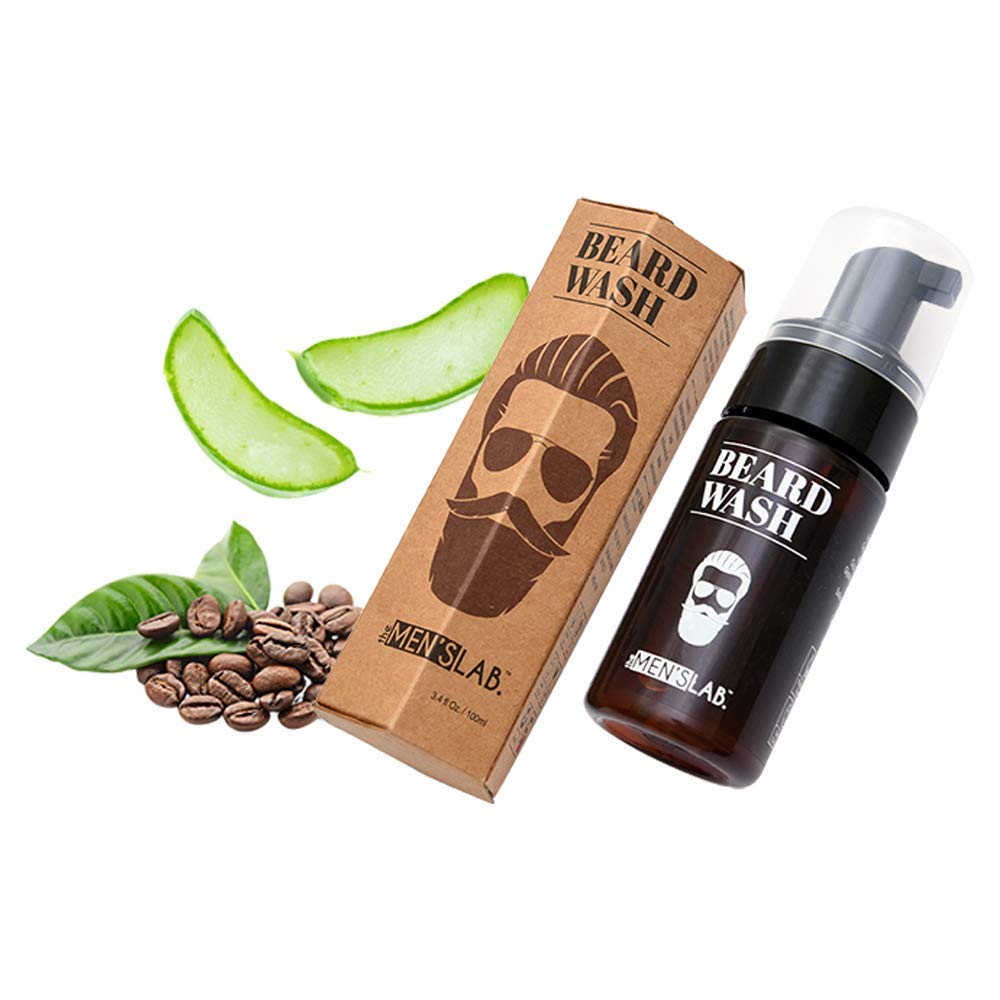 The Beard Wash for men 100ML Long-Lasting Moisturization Beard Care Softens Aloe Vera Promotes Beard Growth I Sulphate-FREE I by The men's Lab