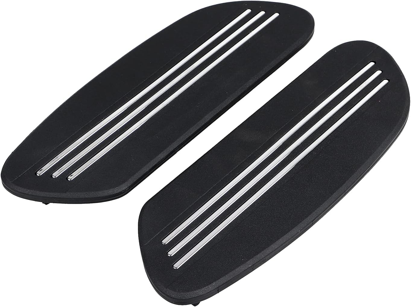 Streamliner Front Driver​ Floorboard Footboard Inserts For Harley Touring Electra Glide Standard FLHT Road Glide Road King Street Glide Tour Glide FLT 1993-2023