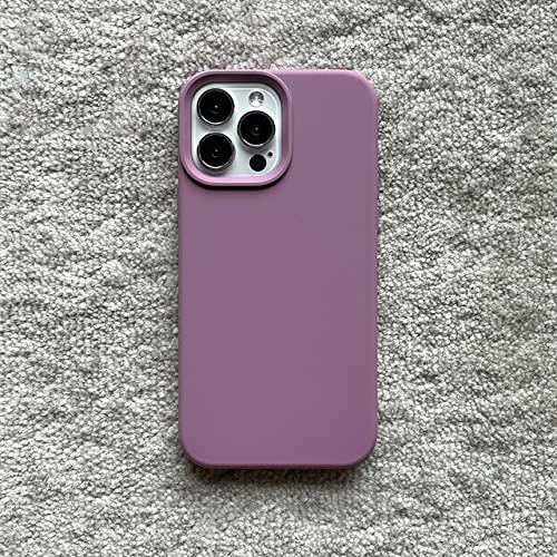 Coque iPhone 13 Pro Max en silicone souple anti-rayures pour objectif de caméra arrière