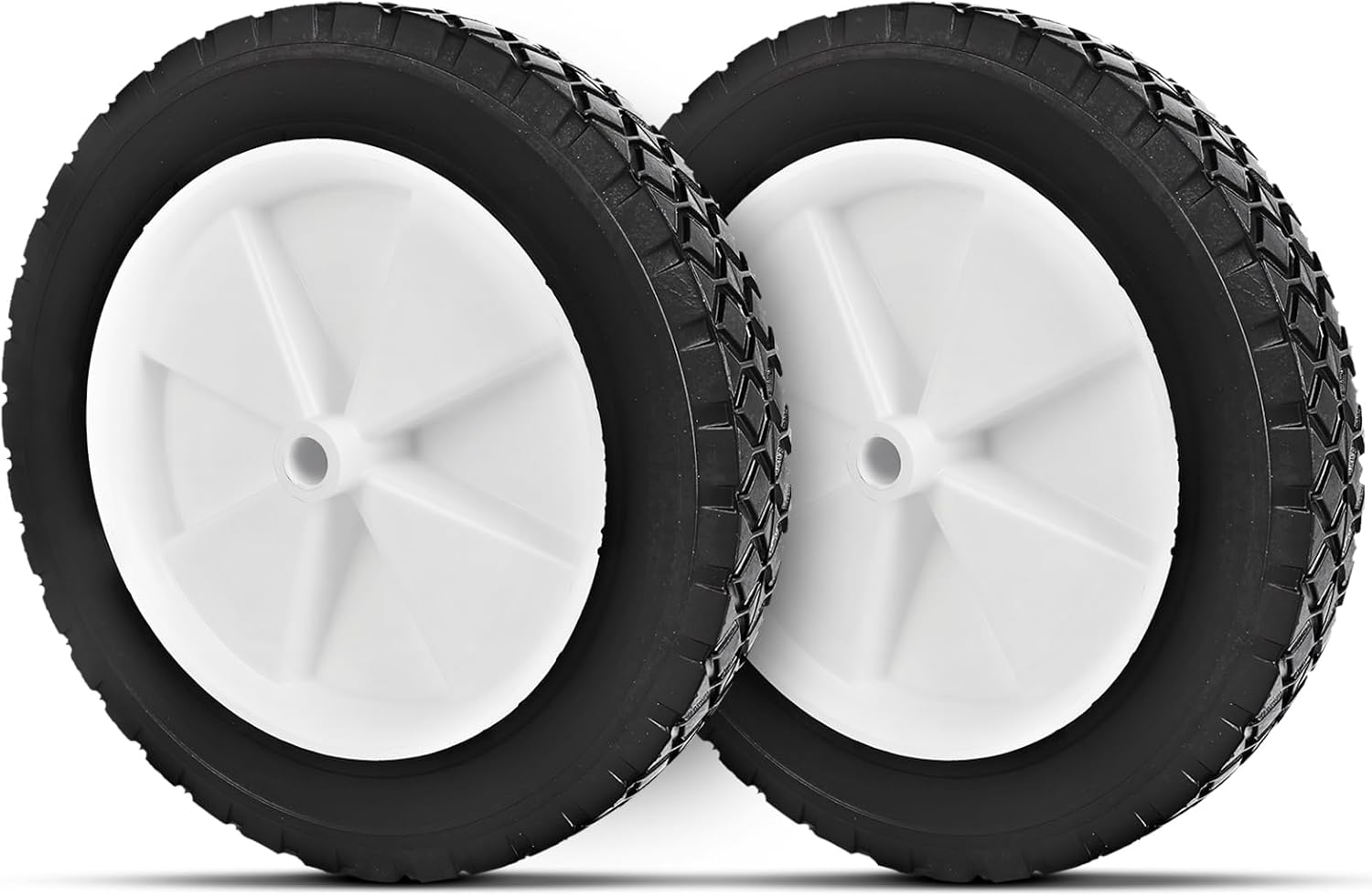 72-110 Wheels for Oregon, 10 Inch Universal Wheels Tires for Lawn Mower, BBQ Grills, Radio Flyer Wagon, Hand Truck, Utility Cart, Snowblower, 2 Pack