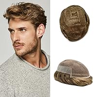 Vista 61 de Toupee - Sistema de cabello humano no quirúrgico para hombres Toupee indetectable de encaje para hombres, extensiones de cabello gris 100% cabello