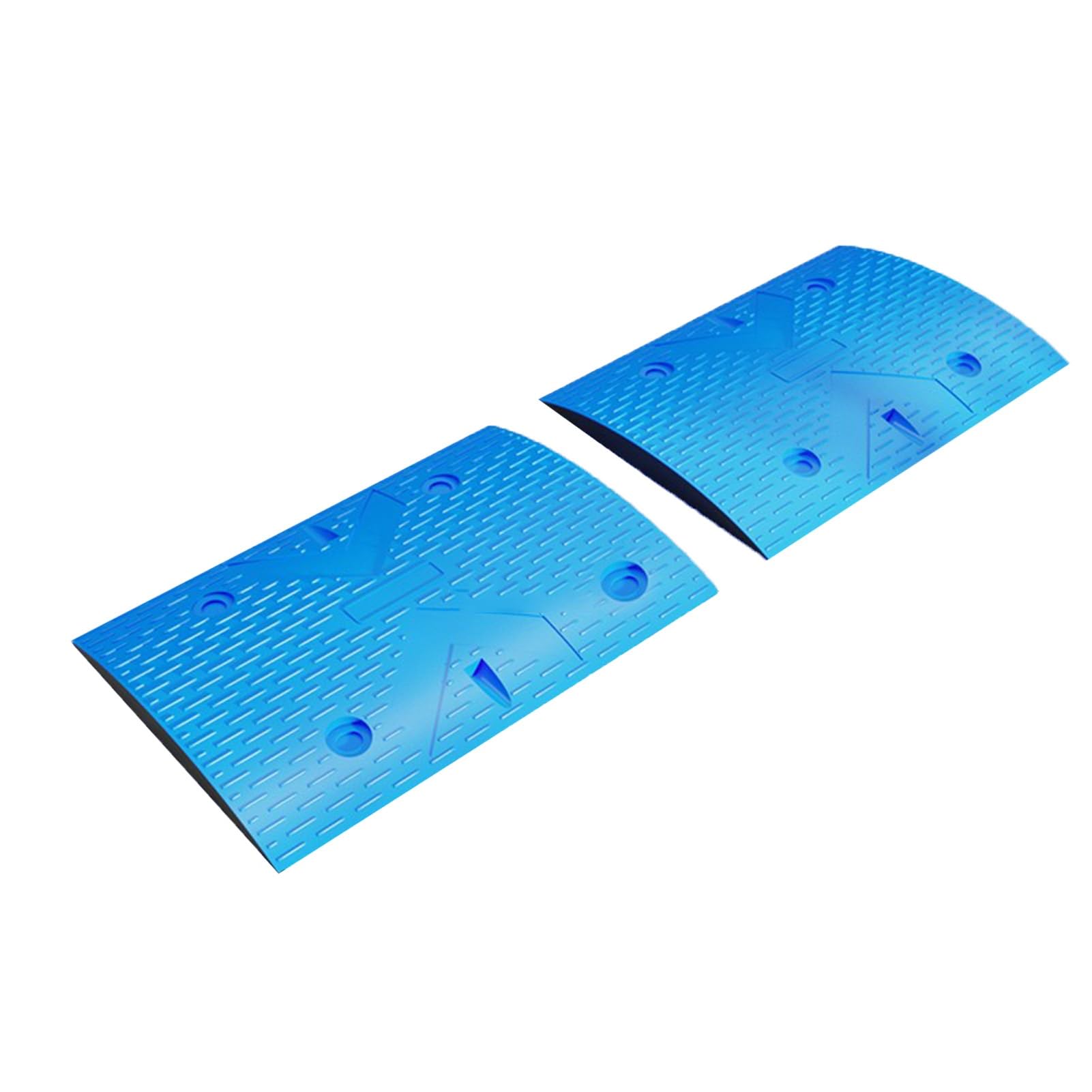 HTTGDGDH Speed Bumps,Rubber Speed Bumps,Traffic Speed Bumps,Suitable For Residential Areas,Parking Lots,Garage Doorways,2-Pack,