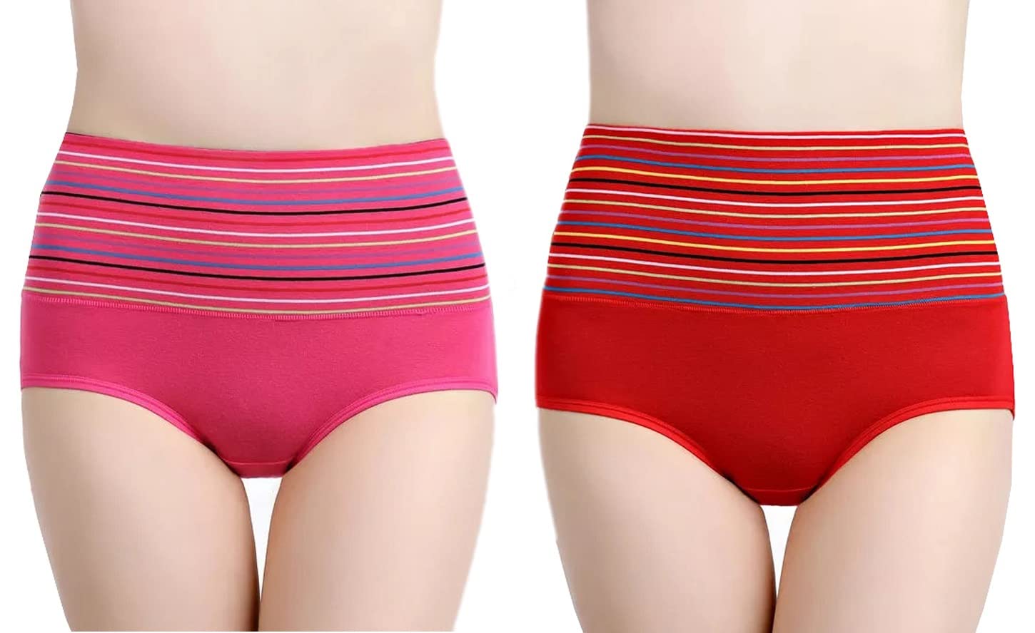 plumbury Cotton Hipster Full Coverage High Waist Panty for Women, Free Size-picture-15