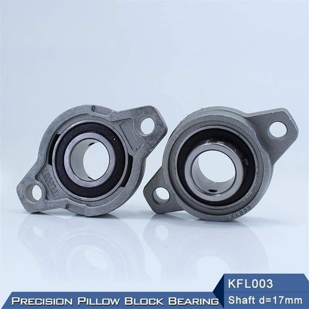 TMP1105 KFL003 Mounted Bearing 17mm Shaft Diameter KFL Zinc Alloy Pillow Block Housing Flange Block Bearings KFL003 FL003 Precision