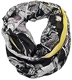 DC Comics Barman Logo Black/White Print Infinity Scarf