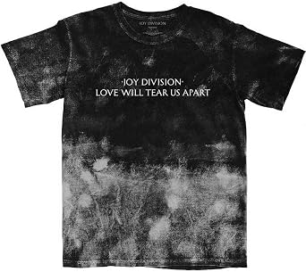 Joy Division T Shirt Love Will Tear Us Apart New Official Unisex Dip Dye Black, Black