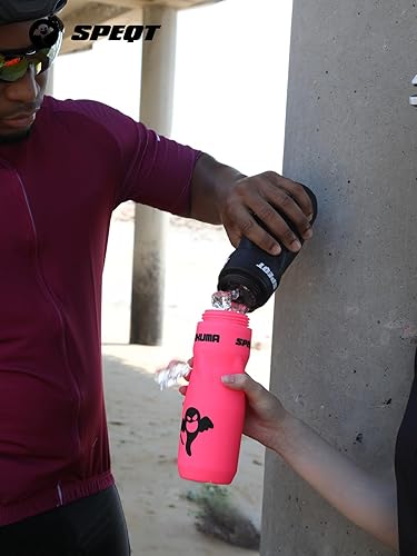 Miniatura 6 de Botella de agua deportiva con aislamiento, sin BPA, a prueba de fugas, para ciclismo y deportes, botella para apretar, se adapta a la mayoría de