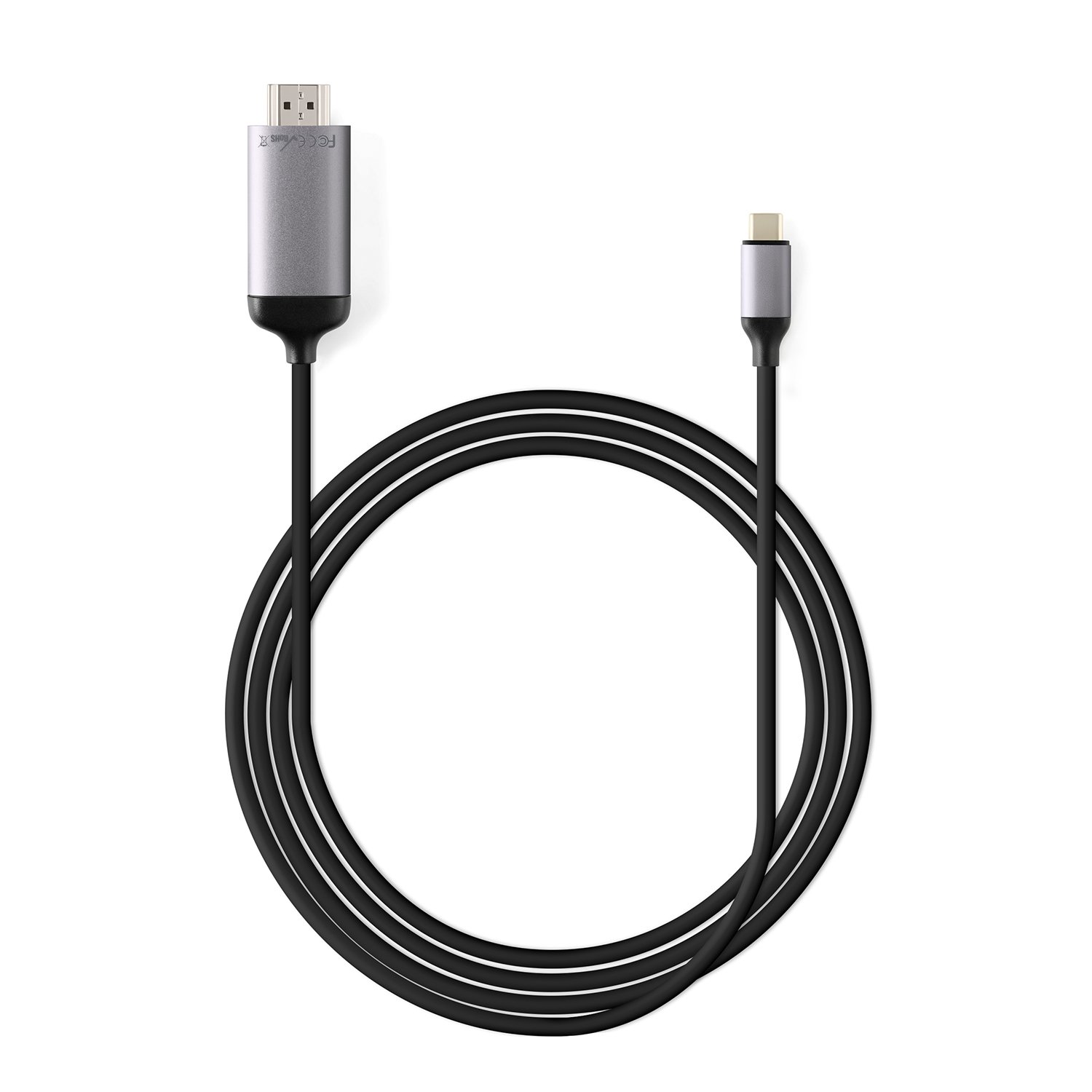 MINIX NEO C-4K High Performance USB-C na 4K HDMI kabel - 180 cm do Windows/MacOS/ChromeOS, Space Grey