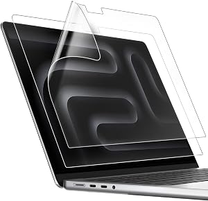 JETech Screen Protector for MacBook Pro 14-Inch (M1-M5, 2021-2026), Anti-Glare PET Matte Film, Anti-Fingerprint, 2-Pack