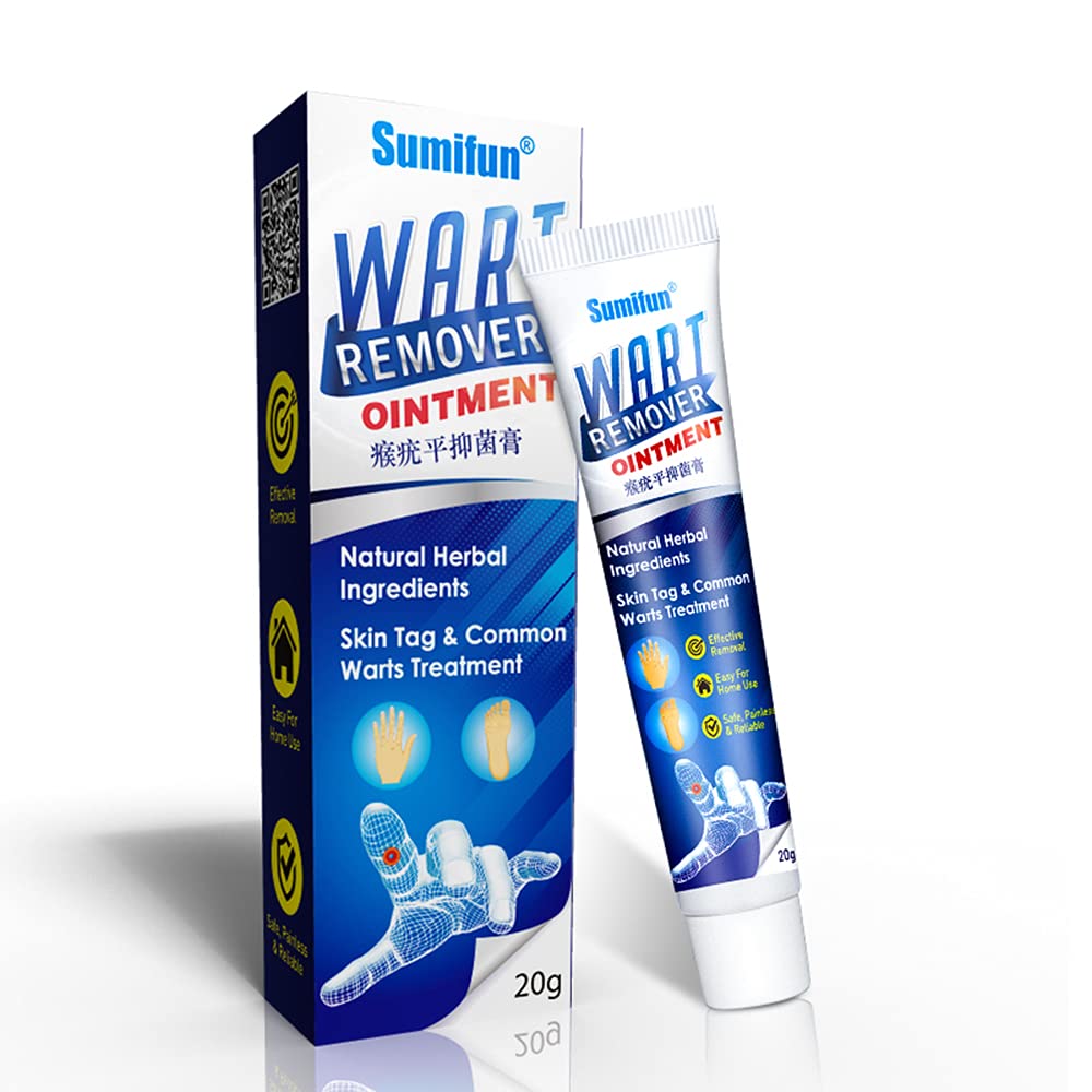 Wart Removal Cream, Skin Tag Remover for Common Warts Treatment, Effective and Safe (Pack of 4)