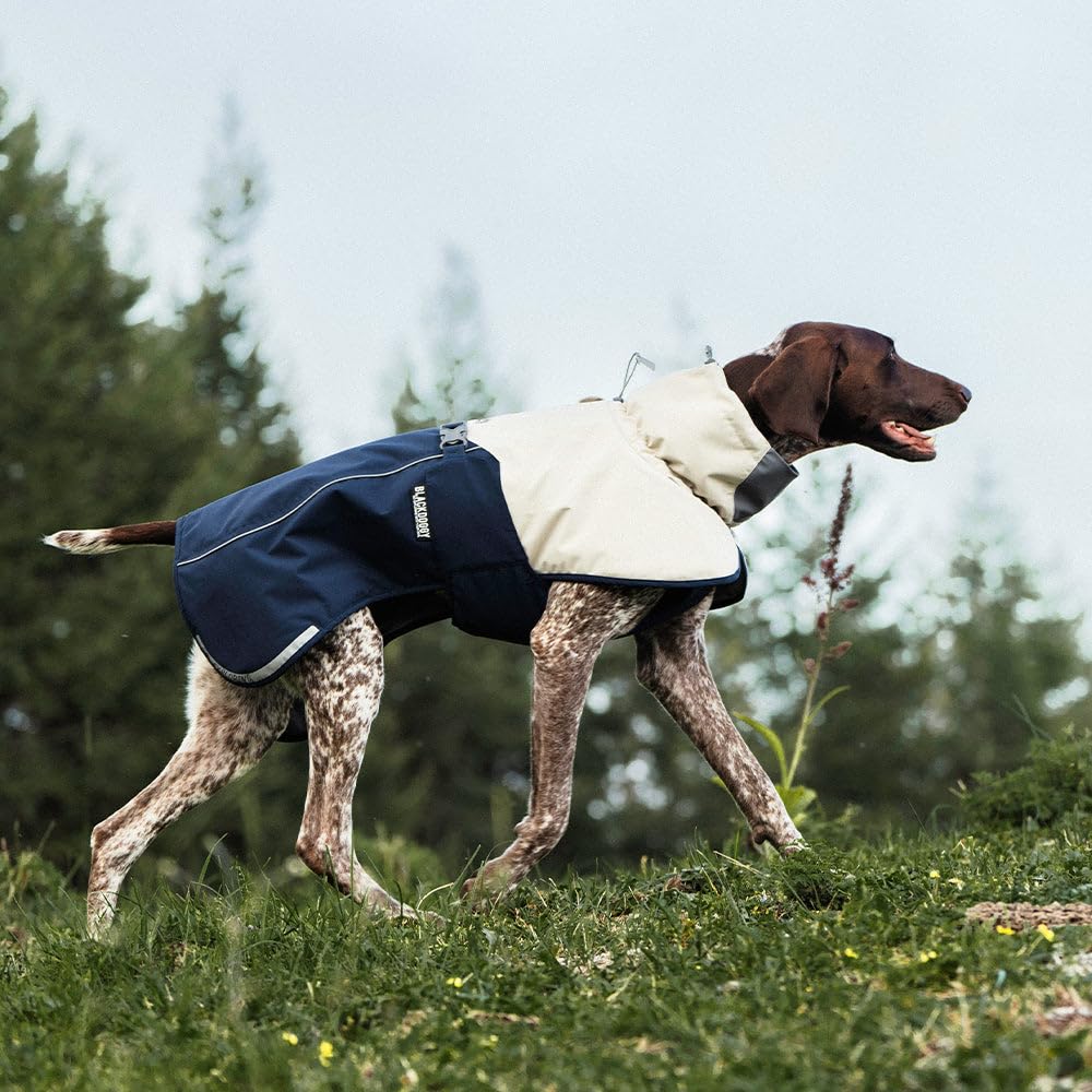 Veste pour chien - Imperméable pour chien - Coupe-vent - Imperméable - Légère - Couleur Bleu - Taille S -35x47x51~59cm