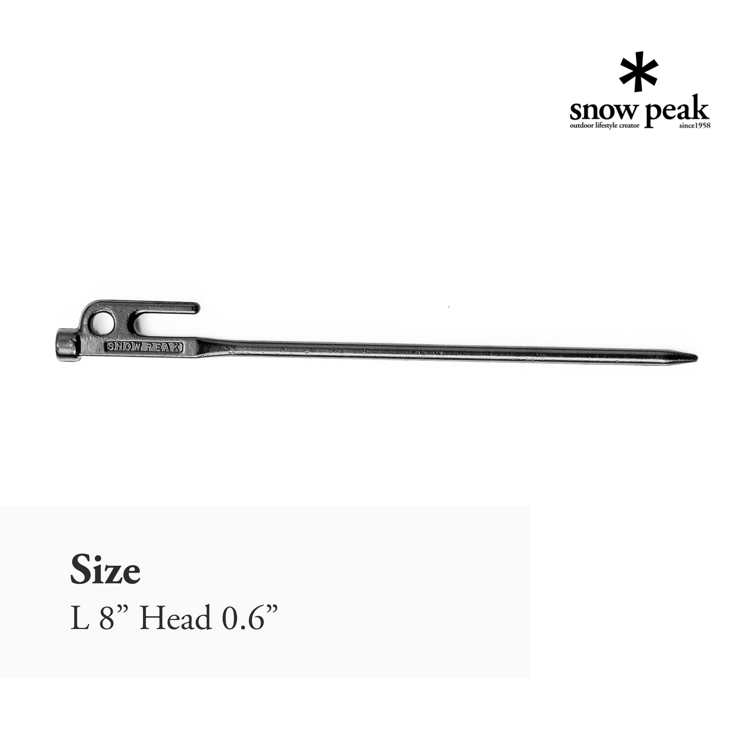 Snow Peak S Solid Stake R 102 Forged Steel For Camping Tents Made In Japan Lifetime Product Guarantee Amazon Sg Garden