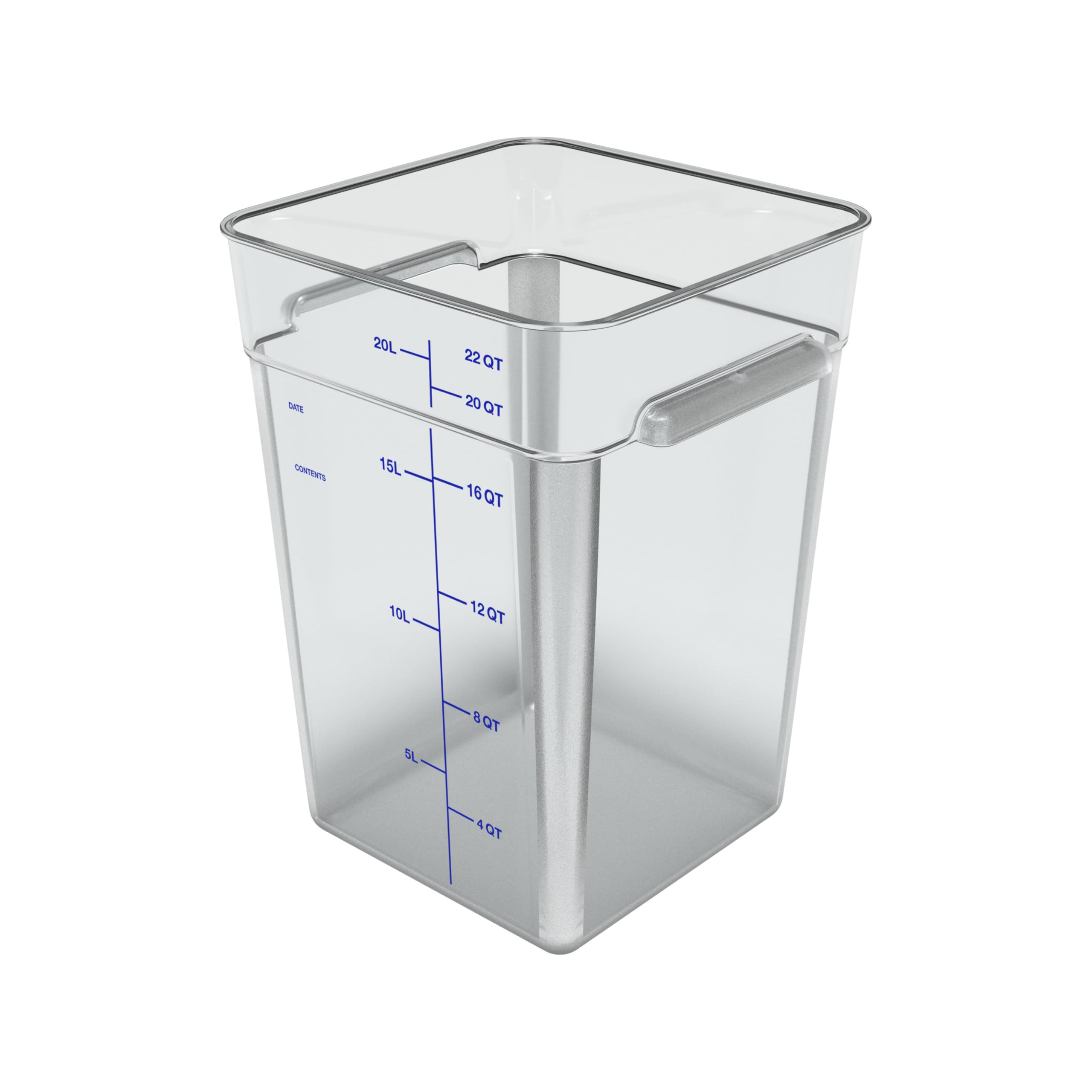 Carlisle FoodService Products 6 / Clear / 22 Quart Container Containers