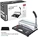 TIANSE Binding Machine, 21-Holes, 450 Sheets, Comb Binding Machines with Starter Kit 100 PCS 3/8'' Comb Binding Spines, Comb Binder Machine Book Maker Perfect for Letter Size, A4, A5 or Smaller Sizes