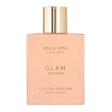 BellaVita Luxury GLAM Perfume for women | Notes of African Orange, Jasmine & Patchouli | Long-Lasting Floral & Woody Fragrance | Premium Perfume Oil imported from France, 100ml