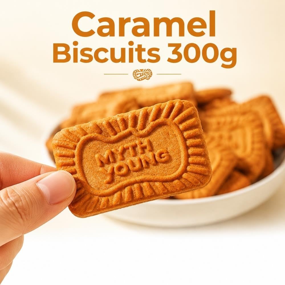 Biscotti al caramello Snack croccante da 520 g
