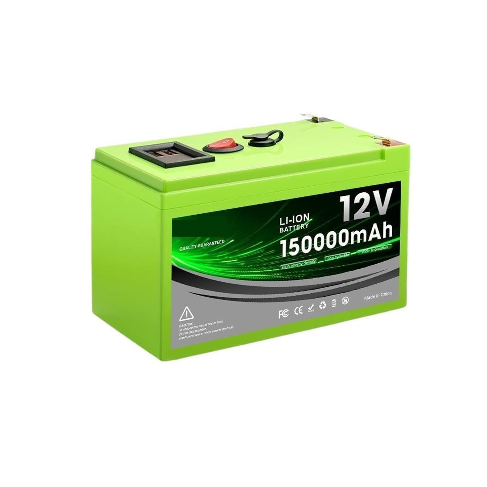 Batteria al litio 12V 150AH BMS integrata