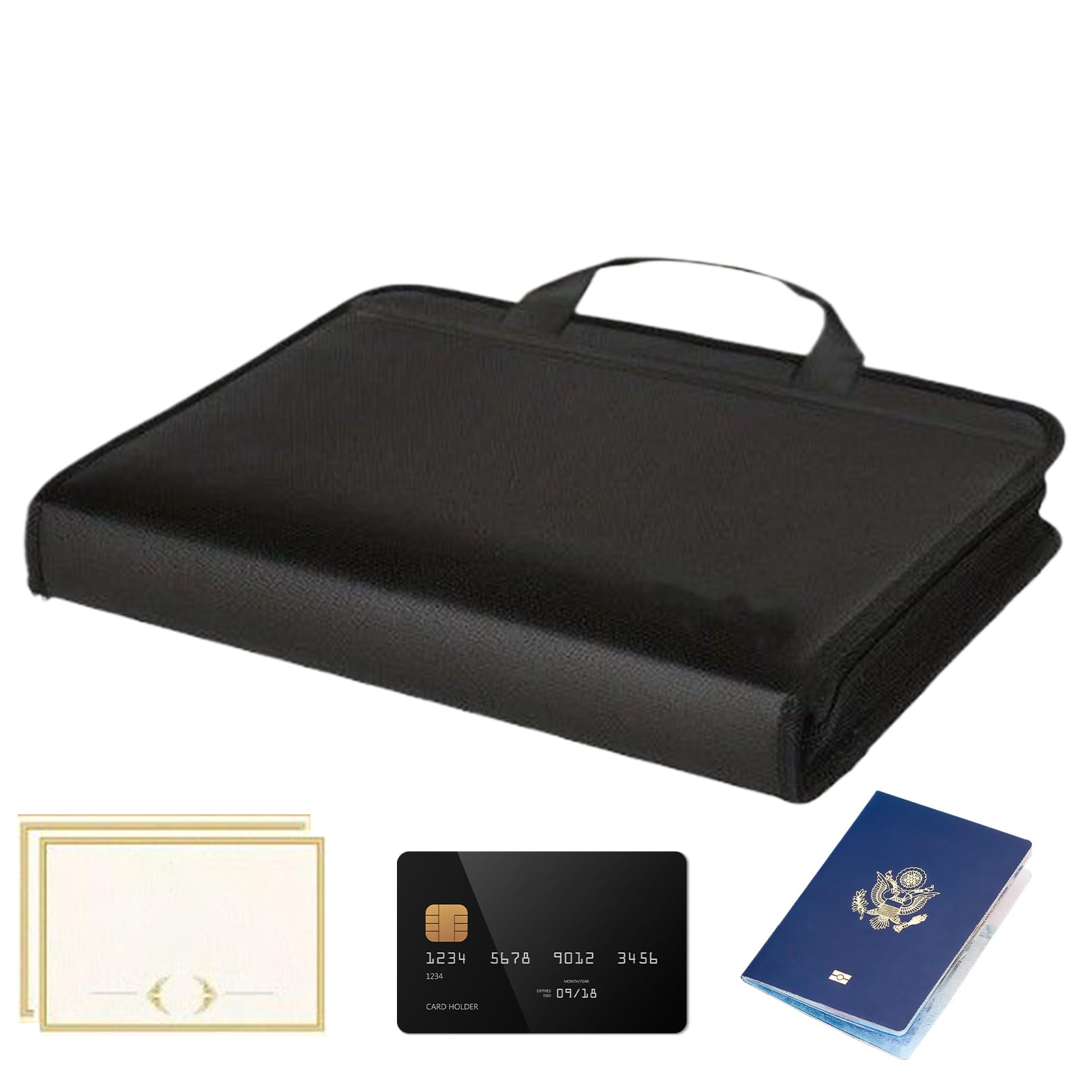 Archivador de archivos, compartimentos para documentos, carpeta reforzada | para el hogar, oficina, viajes, universidad, aula