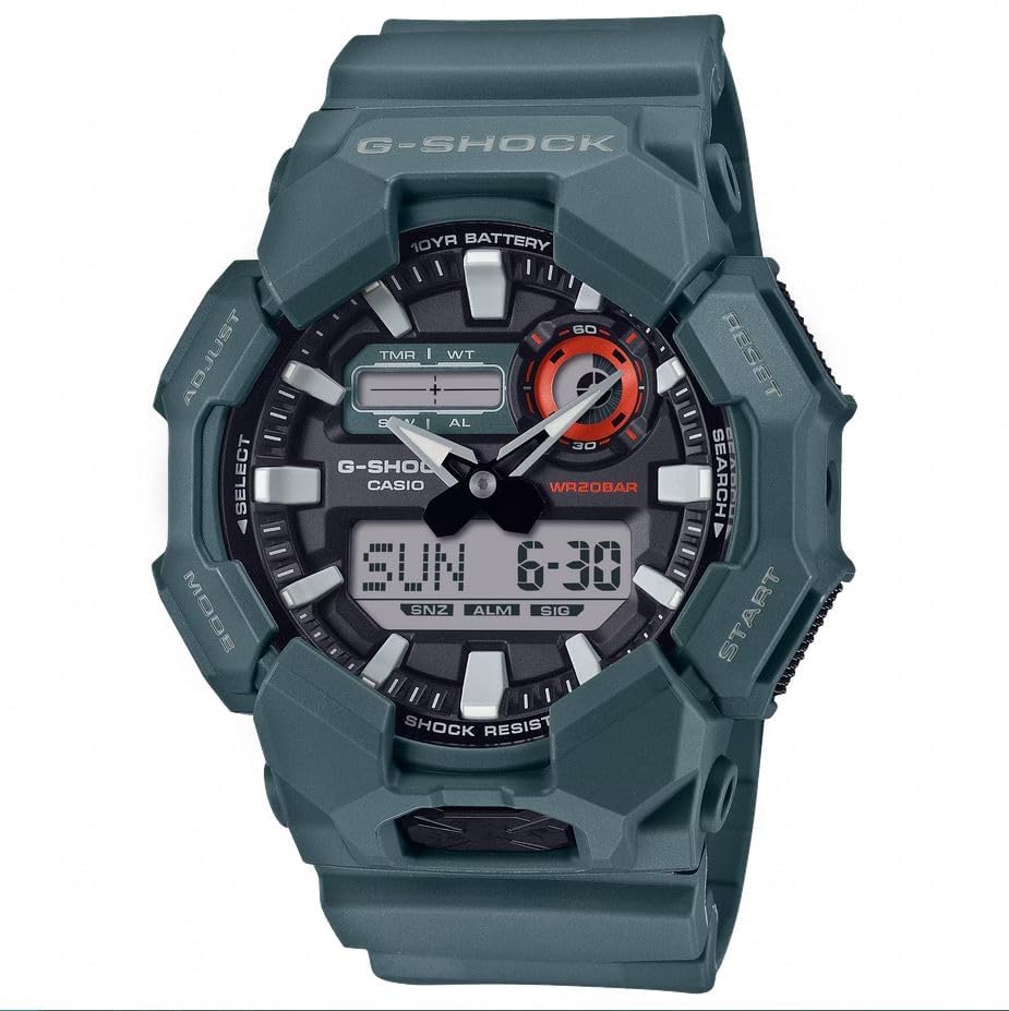 CasioG-Shock GA-010-2AER Analogue Digital Shock Resistant Water Resistant Grey Watch