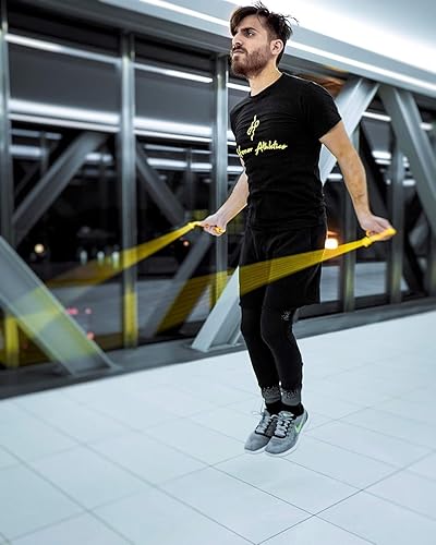 Miniatura 4 de Honor Athletics Cuerda de velocidad, cuerda de saltar  Lo mejor para doble bajo, boxeo, MMA, condición de entrenamiento cardiovascular  ajustable de