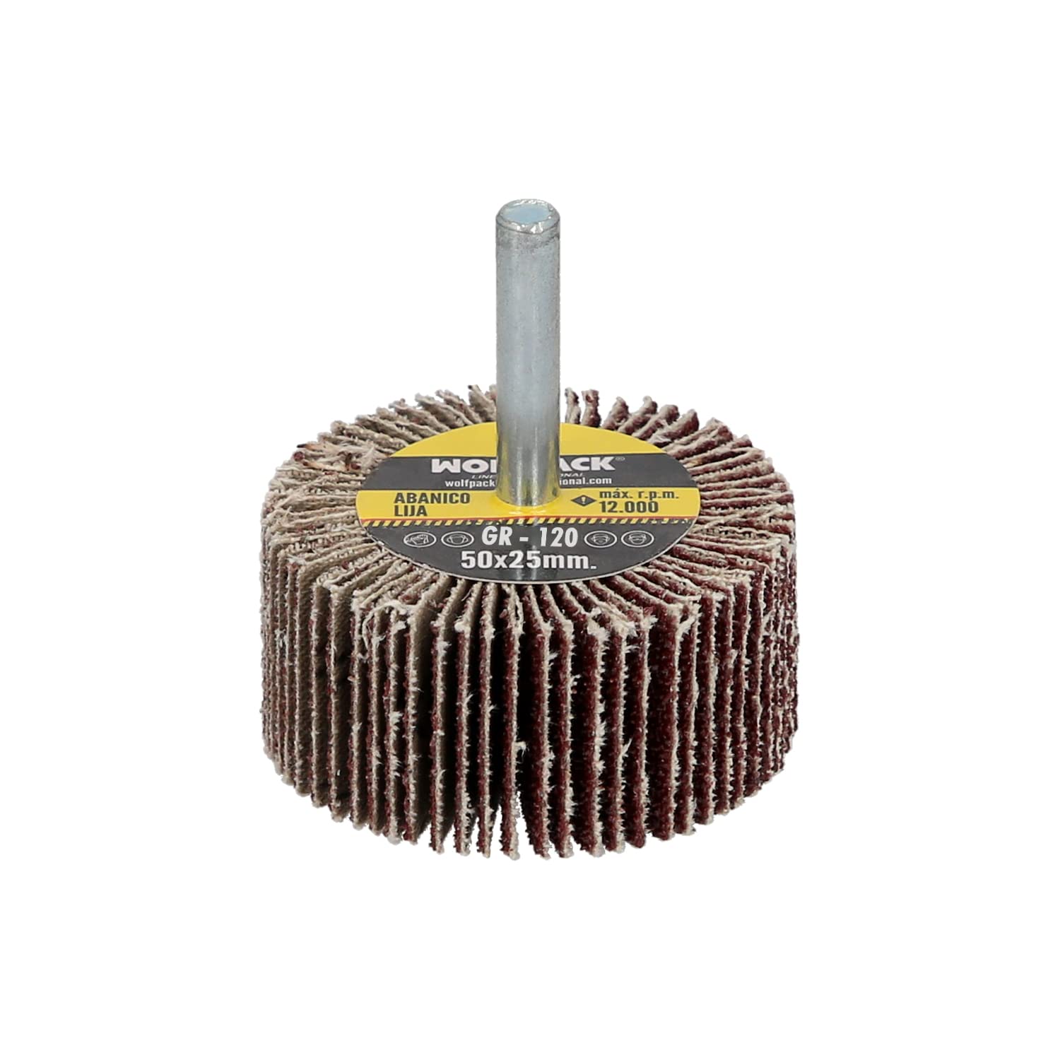 Sanding Fan 120 Grit 50 x 25 mm
