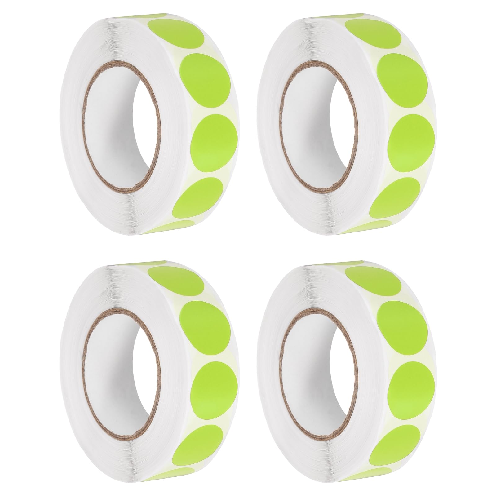 PATIKIL Colored Dot Stickers 19mm, 4000 Pcs Color Coding Labels Blank Circle Stickers Adhesive Round Price Labels for Inventory Office Garage Classroom, Light Green