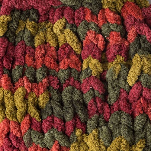 Image of Bernat Blanket Harvest Yarn - 300g /10.5oz - Polyester - 6 Super Bulky - 220 Yards - Knitting /Crochet, Stripes, 2 Pack