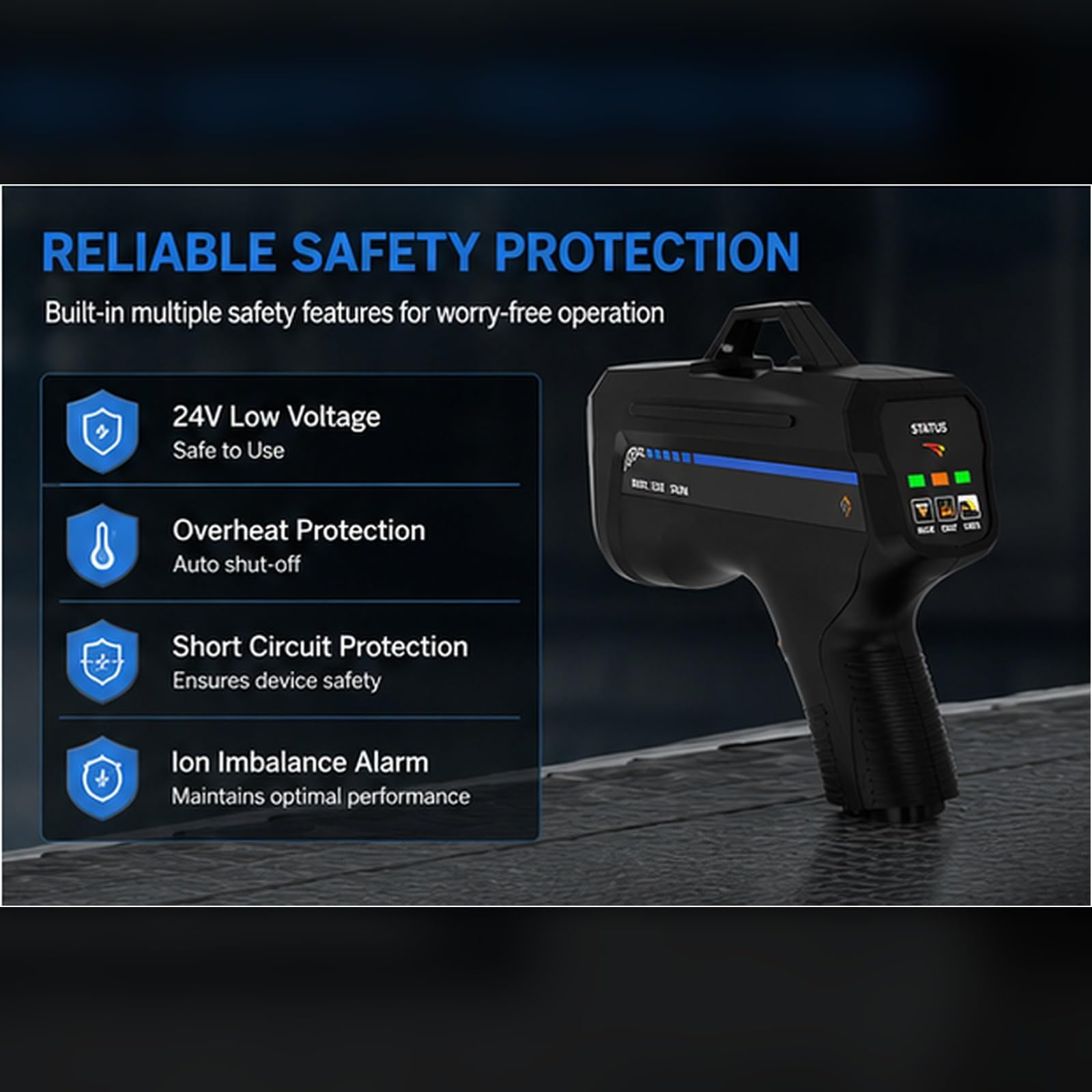 Pistola Antiestática Automotriz, Pistolet Antystatyczny Automatyczny
