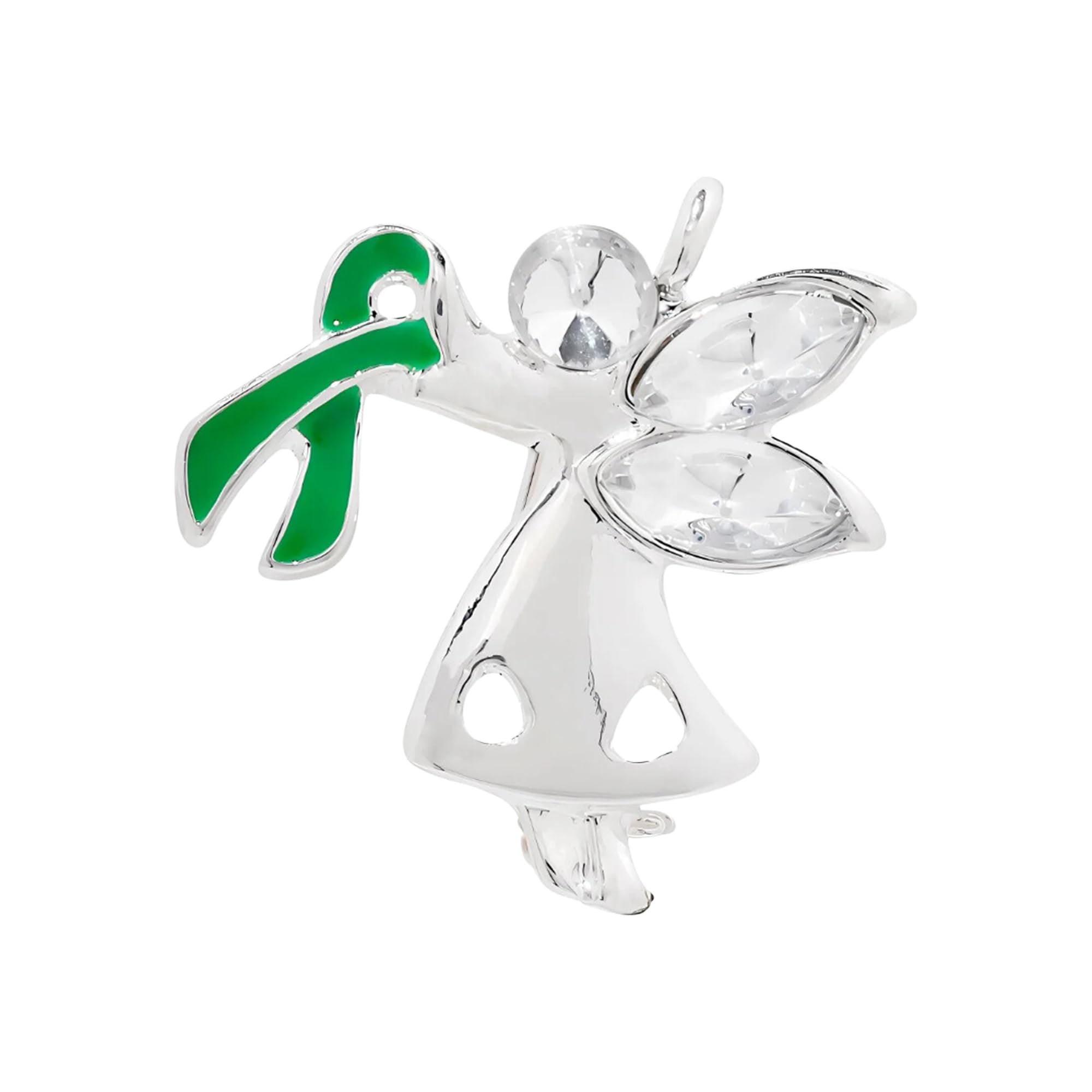 Green Ribbon Awareness Pins - Wholesale Pack Pins for Cerebral Palsy, Glaucoma, Mental Health, Bipolar Disorder, Organ Donation, Liver Cancer- Perfect for Gift-Giving and Fundraising