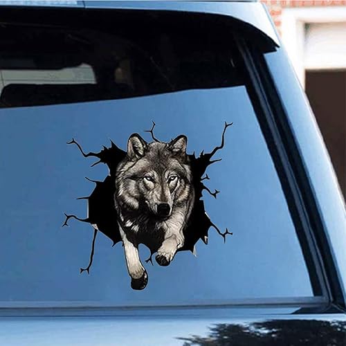 Zpahq Calcomanía de vinilo 3D impermeable para automóvil 118 x 118 pulgadas para pared laptop ventana camión parachoques refrigerador