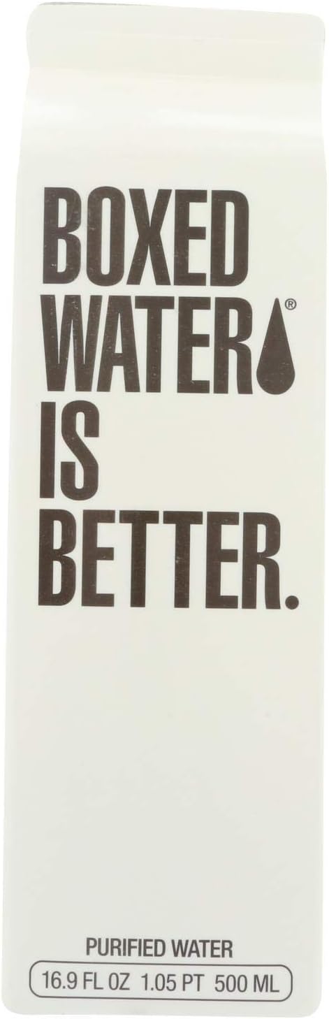 BOXED WATER IS BETTER Carbon Filtered Water - 16.9 oz - 24 Count