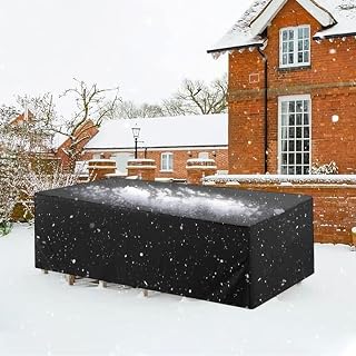 33"Wx18"Lx30"H/85x45x75cm Outdoor Patio Furniture Covers Waterproof,Black Furniture Cover, Bespoke All-Weather Heavy-Duty Cover