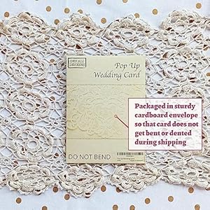 Dekali Designs Wedding Pop Up Card - Popup Wedding Card for Couples With Envelope - Christian Wedding Card with Bible Verse About Love (White - 5x7 Inches Greeting Card) Dekali Designs Wedding Pop Up Card Popup Wedding Card for Couples With Envelope Christian Wedding Card with Bible Verse About Love White 5×7 Inches Greeting Card