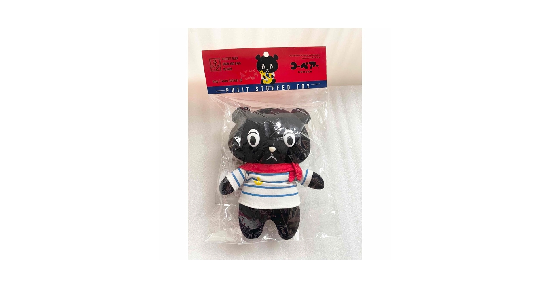 KOBEAR ぬいぐるみ コーベアー　ストライプシャツ　くま　クマ　マリン　神戸 KOBEAR ぬいぐるみ コーベアー ストライプシャツ くま クマ