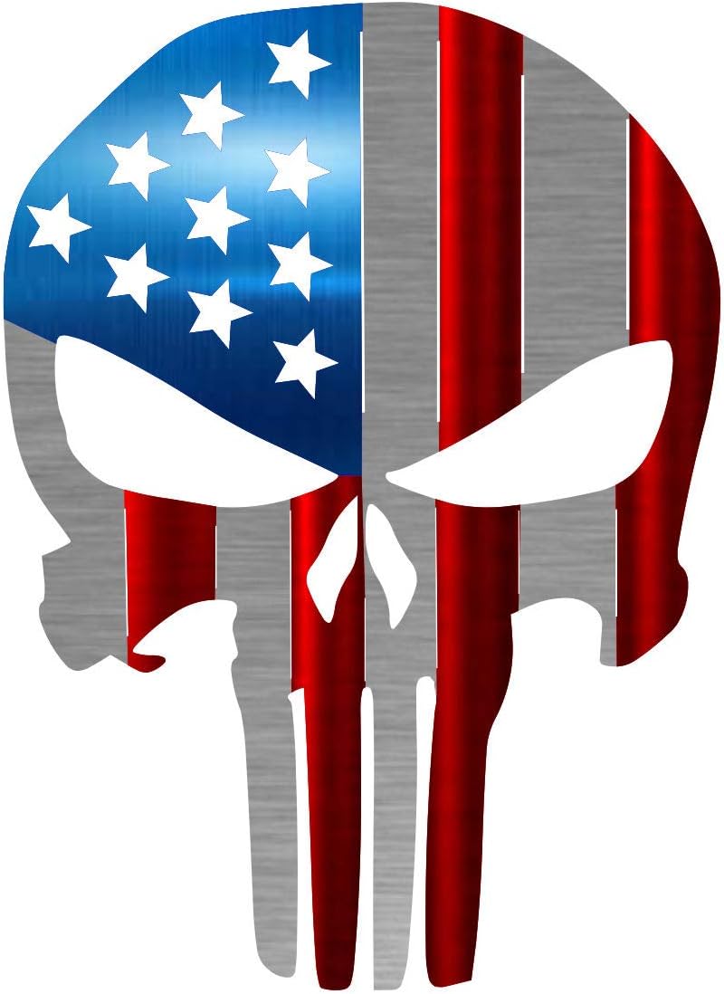 Exclusive Discount 50% Price Punisher Symbol Steel Laser Cut Wall Art with a Vibrant Color American Flag Pattern 24 Up To 60% OFF Punisher Symbol Steel Laser Cut Wall Art with a Vibrant Color American Flag Pattern 24