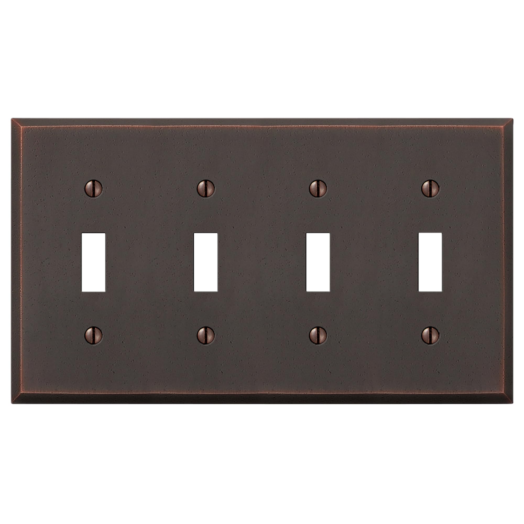 Plaque de finition Amerelle 68rgm Manhattan Rocker GFCI gris métallique 68T4DB