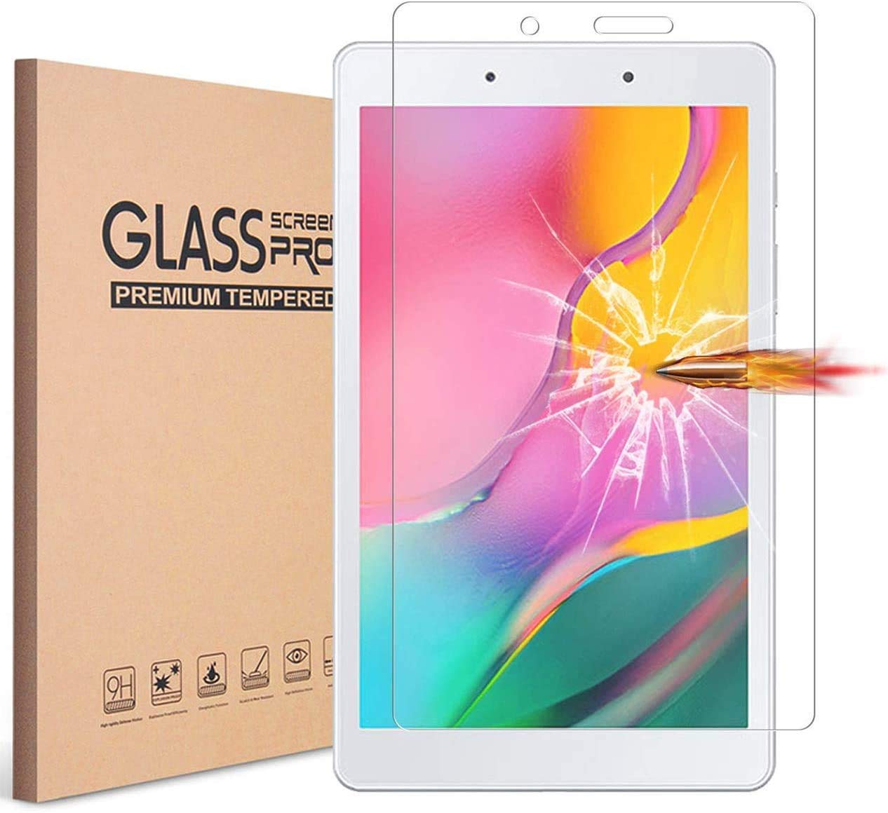 ProElite Premium Tempered Glass Screen Protector for Samsung Galaxy Tab A 8.0 2019 SM-T295 T290 (B09153CRXB) Amazon Price History, Amazon Price Tracker