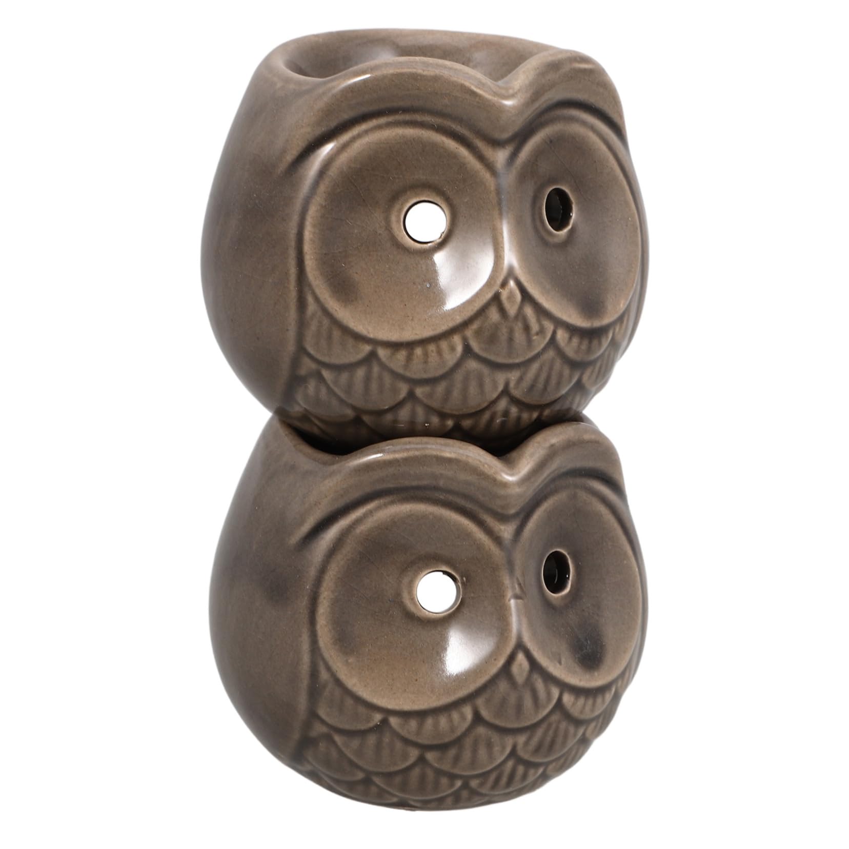 Diffuseur d'arômes céramique hibou brûleur huiles essentielles