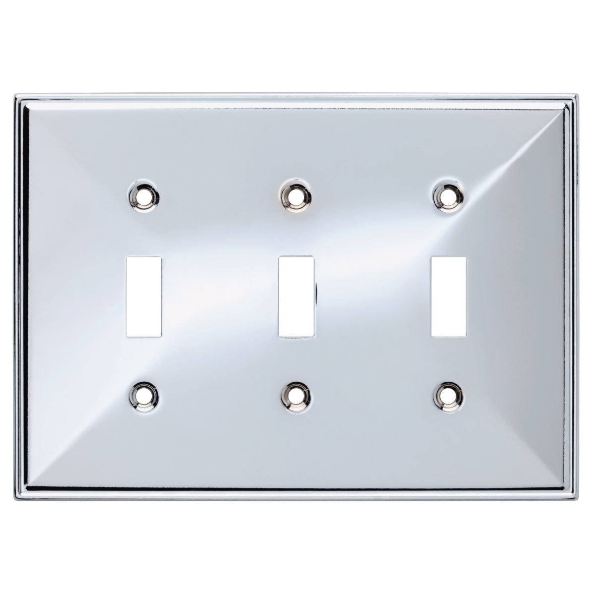 Plaque triple interrupteur toggle Brainerd 135881 cache prise mural
