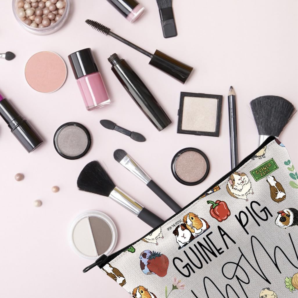 TSOTMO Funny Guinea Pig Mom Makeup Bag Wheek Guinea Pig Pet Gift Guinea Pig Mom Themed Gift (GUINEA PIG) - Image 5