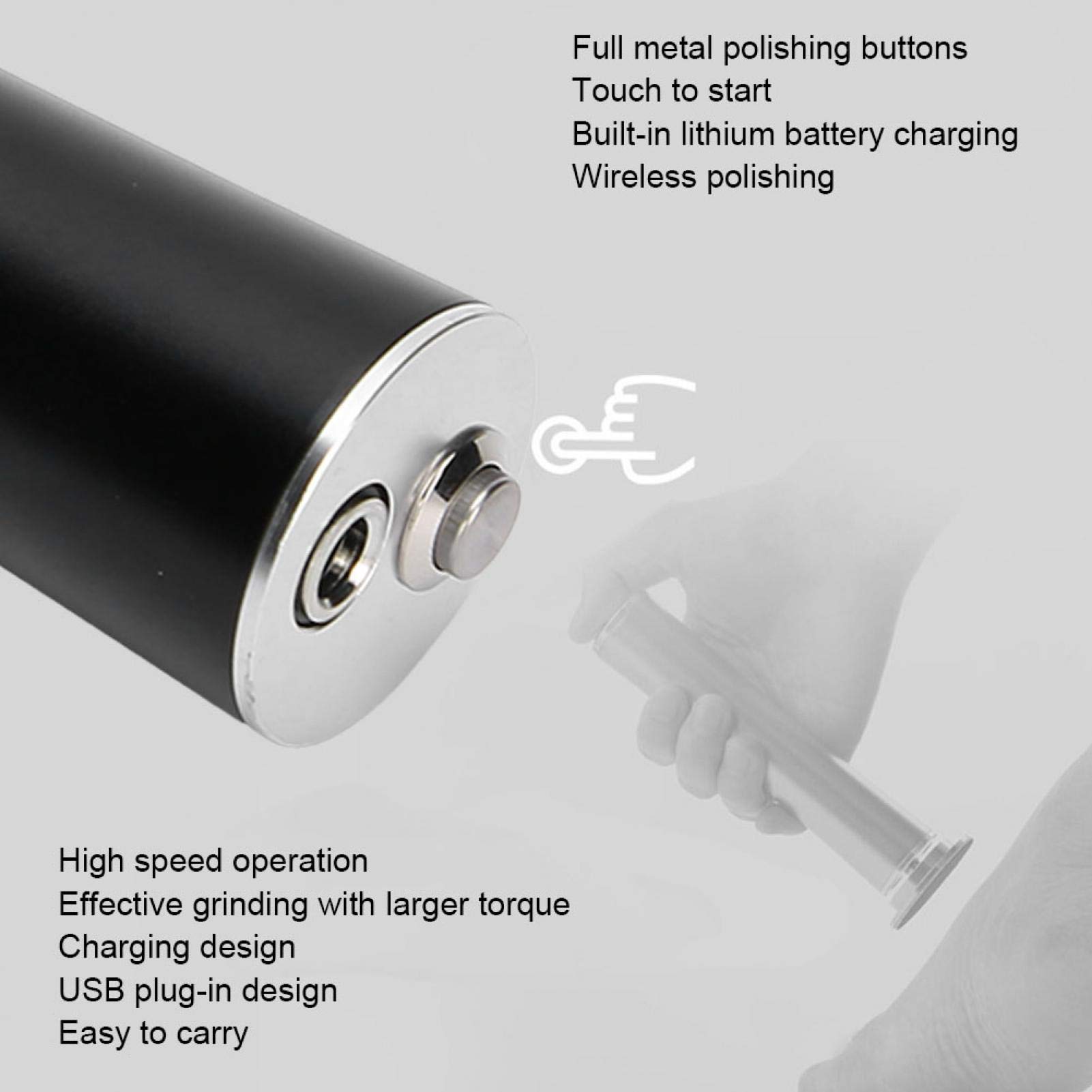 Elektrischer Hornhautentferner, Fußpflegegerät mit USB-Ladung, 2500 mAh Akku, für trockene und raue Füße