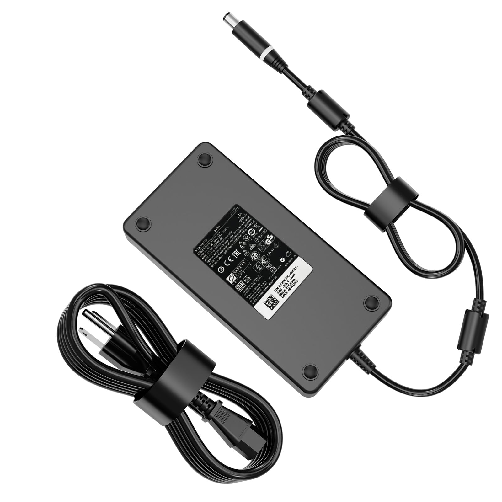 Caricabatterie CA 240 W adatto per Dell G7 G15 Alienware 15 17 M17 M15 M17X M18X Laptop Adapter Power