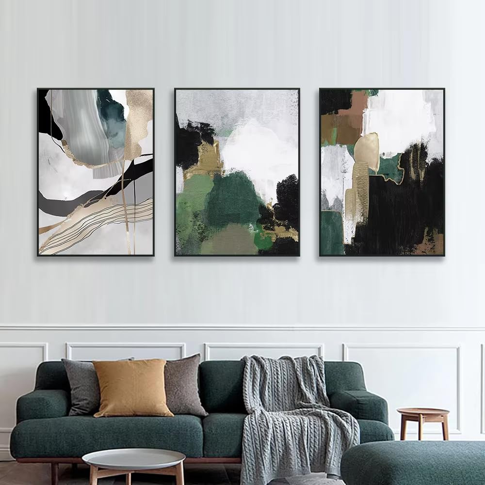 DFZEWKI Frameless Canvas Painting Abstract Art Poster Wall Art Canvas Print Painting Home Decoration Abstract Color(70x100cm(28x39in) x3/No frame)