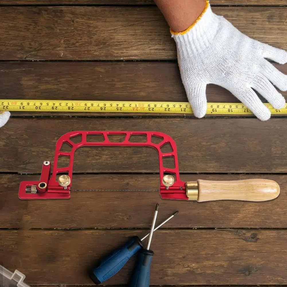 Tskcvy Steel Frame Coping Saw, 13cm, Engraving, Hand Wire Saw, Cutting Saws, Efficient Hand Tool, Self-Cleaning, with Handle - Image 2