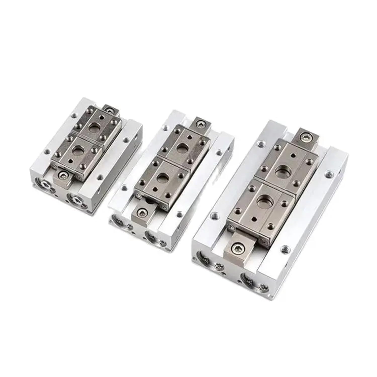 1pcs MHF2 Series Good Performance Double Acting Low Profile Air Pneumatic Hydraulic Cylinder(MHF2-12,DR)