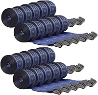 Vista 12 de Mytee Products Kinedyne Correas de Cabrestante 4" x 30' Azul Resistentes para Sujeción con Ganchos Planos WLL# 5400 lbs Control de Carga de 4