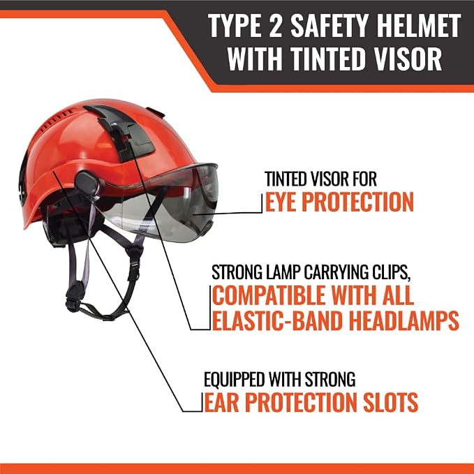 Casco de seguridad Malta Dynamics APEX Type 2 Rojo miniatura 2